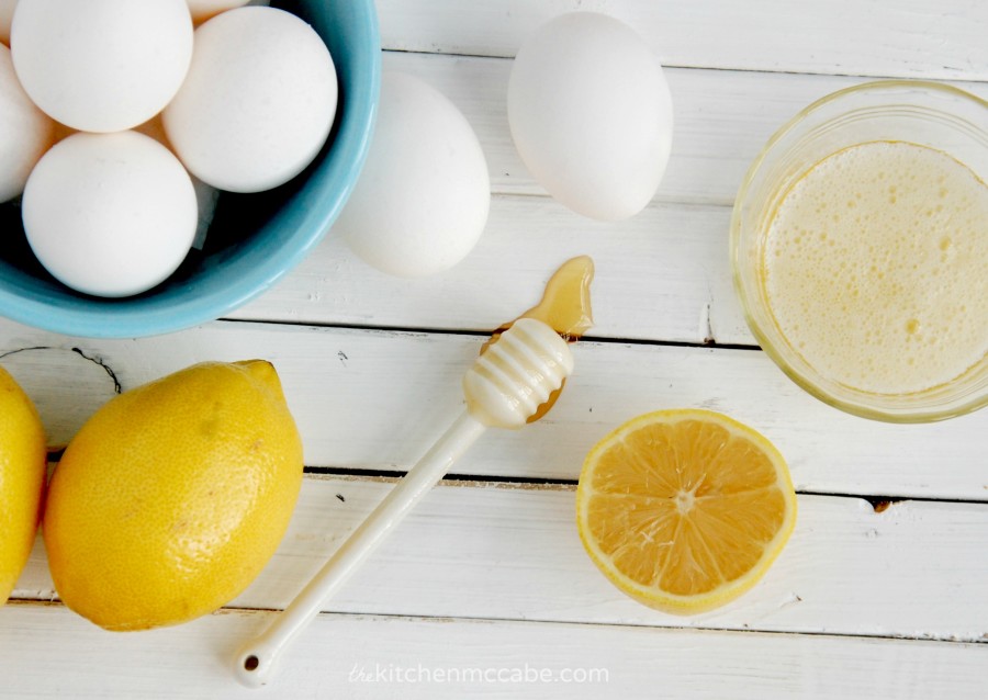 Lemon and egg for face
