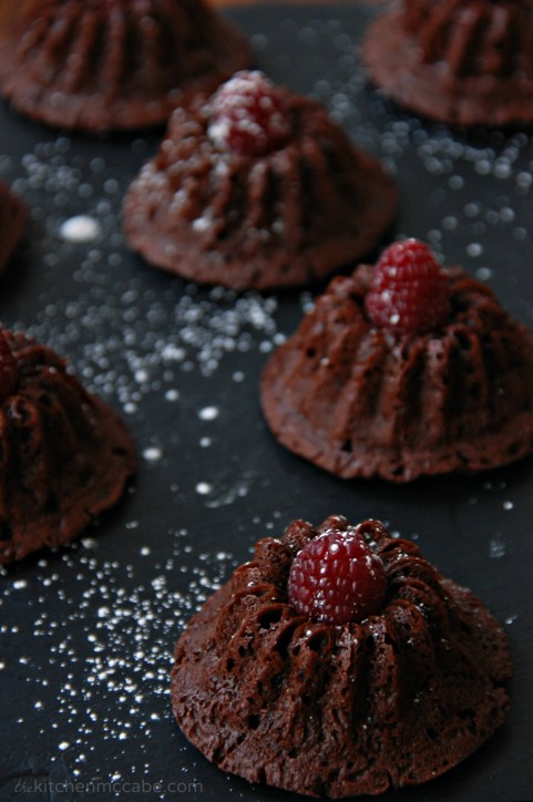 chocolate raspberry cakes 4
