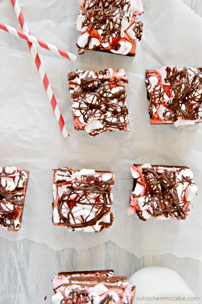 peppermint marshmallow chocolate brownies 2