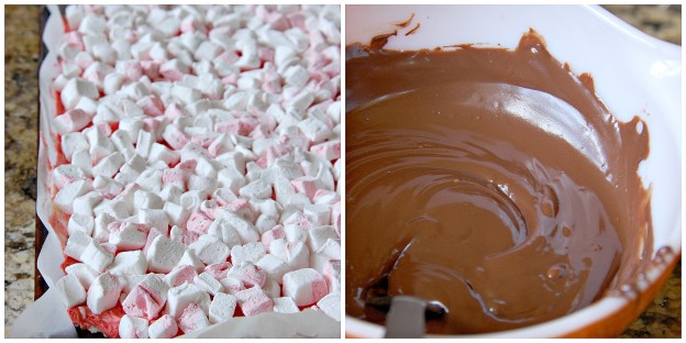 peppermint marshmallow chocolate brownies 7