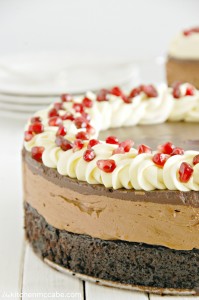 triple chocolate mousse cake with pomegranate 1 bright