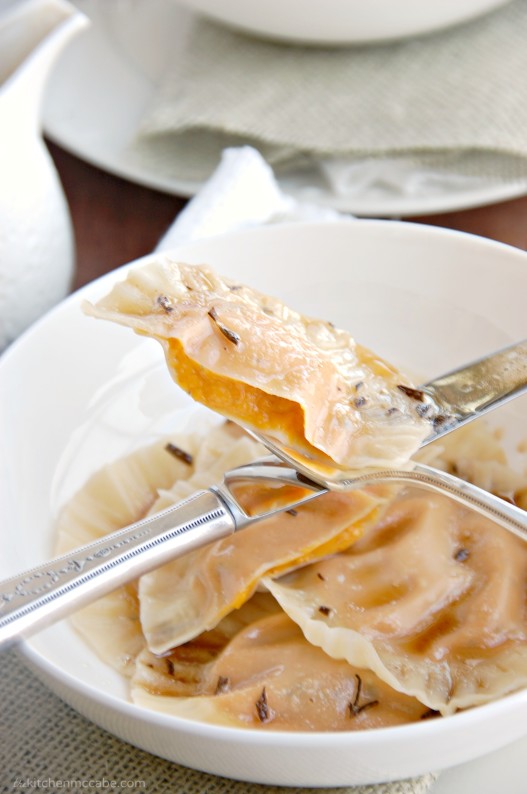 butternut squash ravioli with rosemary browned butter 5