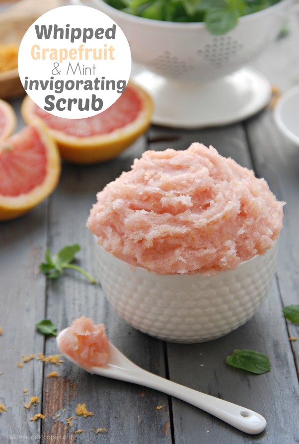 whipped Grapefruit Peppermint Body Scrub title