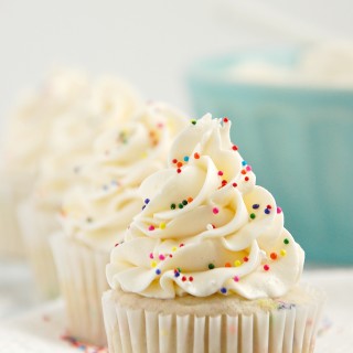 Funfetti Birthday Cake Cupcakes - Ditch that boxed mix! | thekitchenmccabe.com
