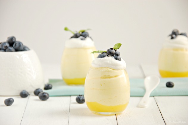 Lemon Curd Mousse with Blueberries 4