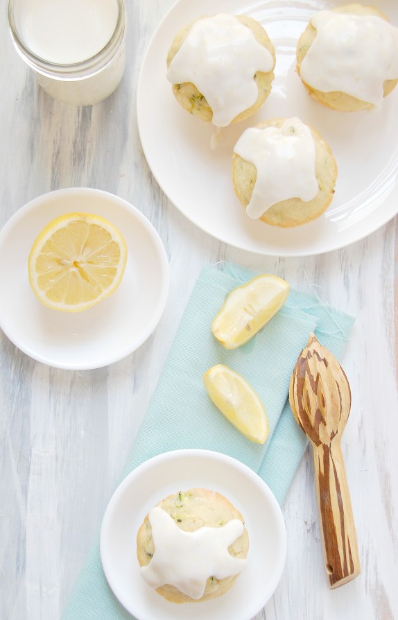 Lemon Zucchini Muffins | thekitchenmccabe.com
