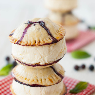 Blueberry Pie Ice Cream Sandwiches | thekitchenmccabe.com