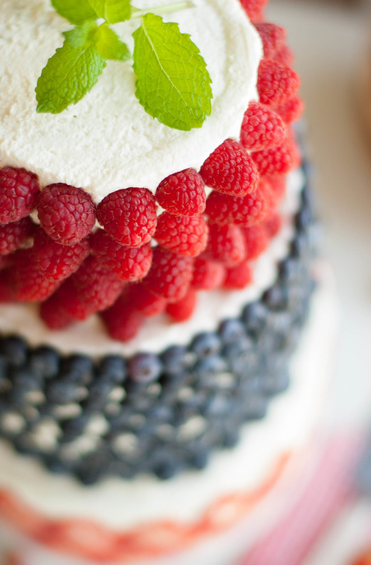 A Berry Covered Birthday Cake | thekitchenmccabe.com