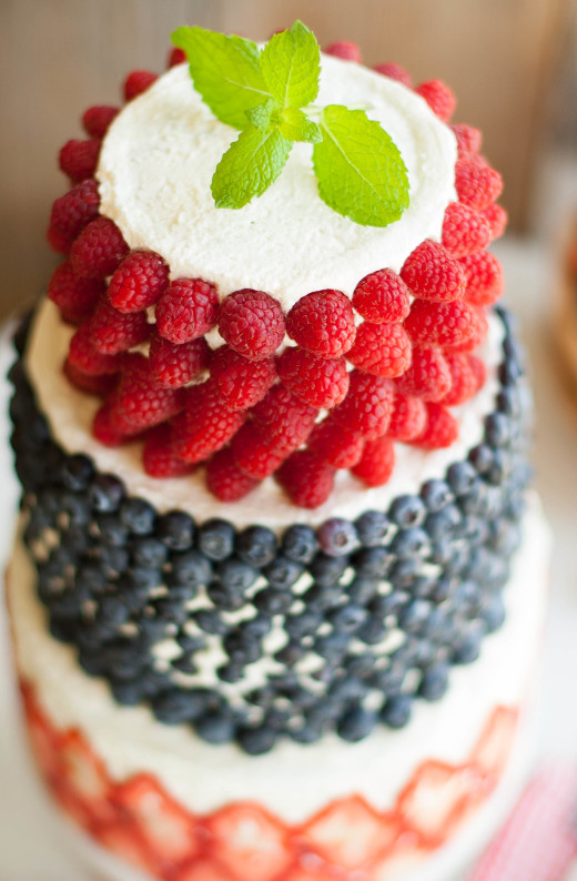 A Berry Covered Birthday Cake | thekitchenmccabe.com