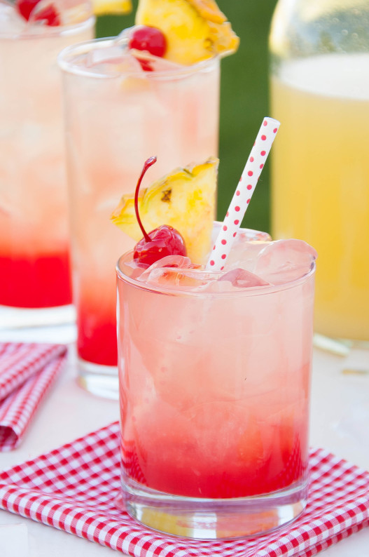 Cherry Pineapple Lemonade | thekitchenmccabe.com