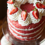 Made from Scratch Strawberries & Cream Cake | thekitchenmccabe.com