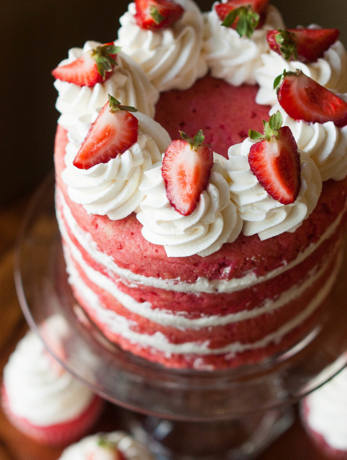 Made from Scratch Strawberries & Cream Cake