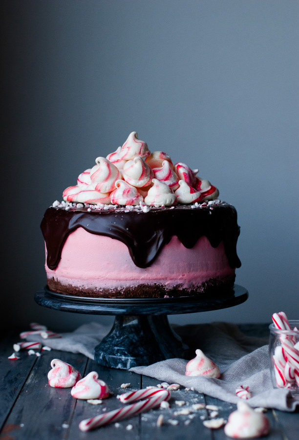 Chocolate Peppermint Holiday Cake - The Kitchen McCabe