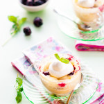 Blackberry Lemon Custard Creme Mug Cakes | thekitchenmccabe.com
