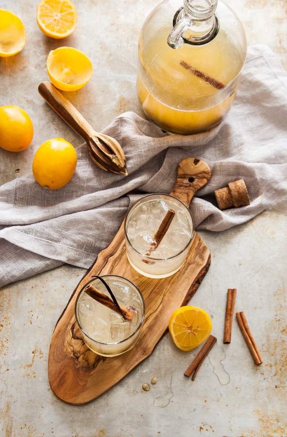 A WINTER LEMONADE: Meyer Lemon Vanilla Spice | thekitchenmccabe.com