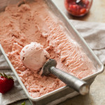 Balsamic Roasted Strawberry Mascarpone Ice Cream | thekitchenmccabe.com