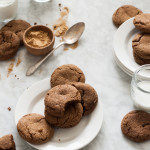 Chewy Molasses Cookies - gluten free, dairy free, no refined sugar, clean eating