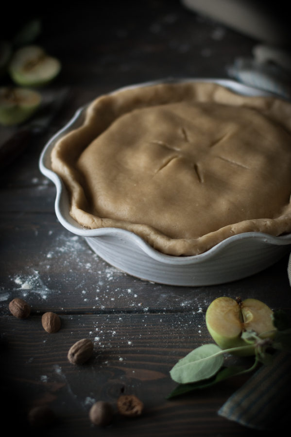 Deep Dish Custard + Cardamom Apple Pie