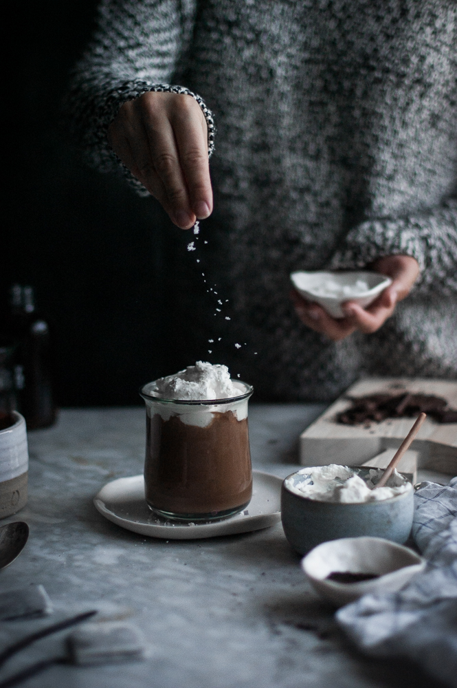 London Fog Hot Chocolate + Mapled Whipped Cream