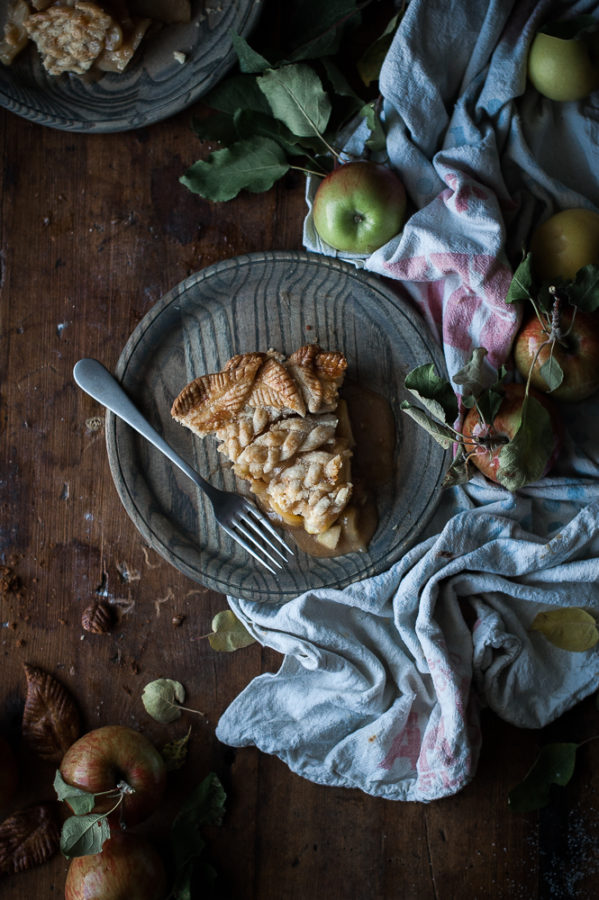 Brown Butter + Maple Caramel Apple Pie
