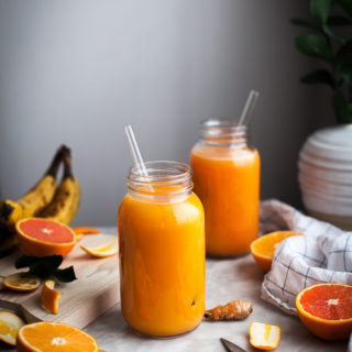 Pineapple Orange Banana Juice + Vanilla & Turmeric