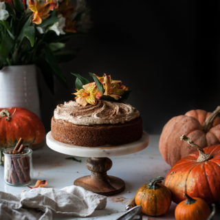 One-bowl Zucchini Pumpkin Cake + Brown Butter Frosting