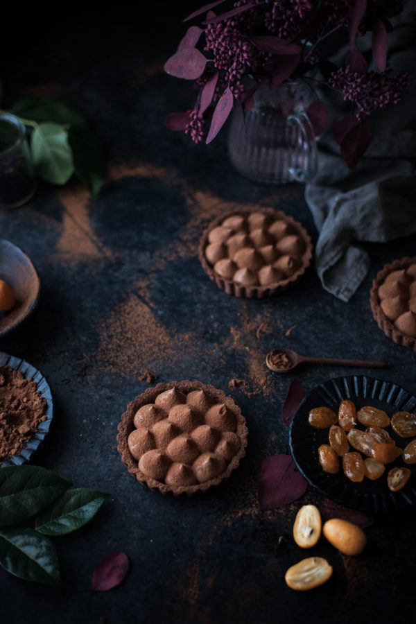 Earl Grey Chocolate Mousse Tartlets