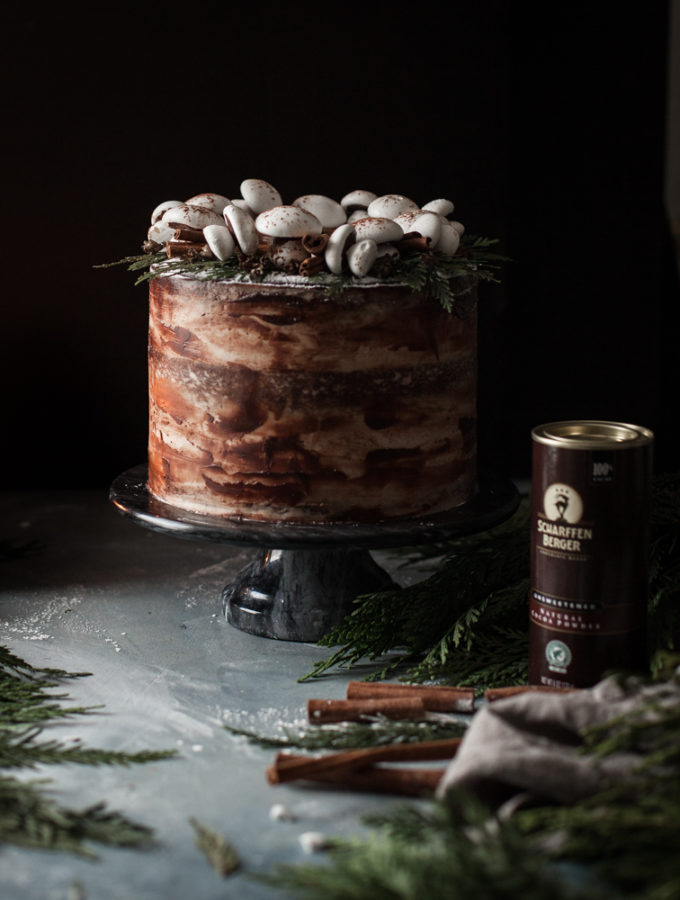Spiced Hot Chocolate Layer Cake