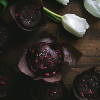Chocolate Raspberry Truffle Cakes