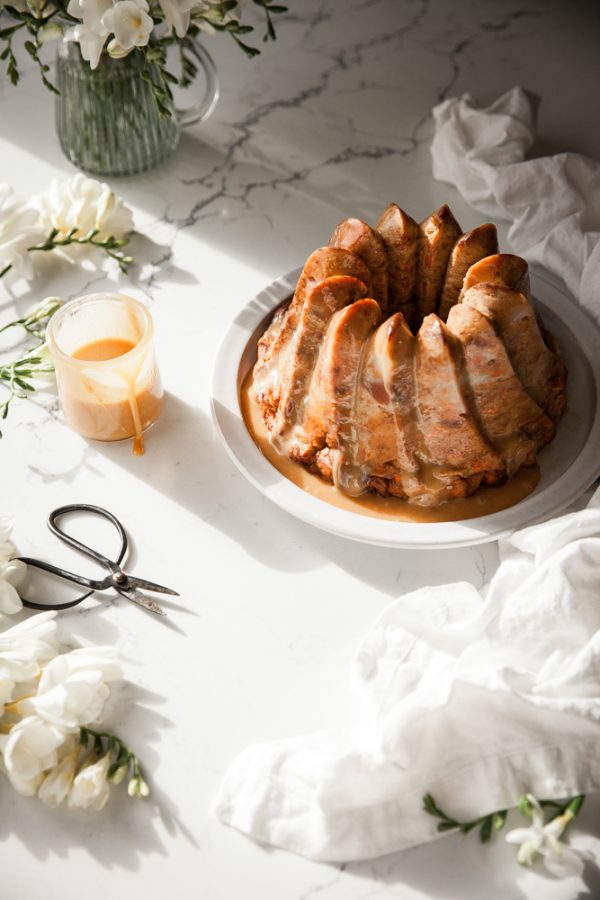Carrot & Cajeta Bread Pudding