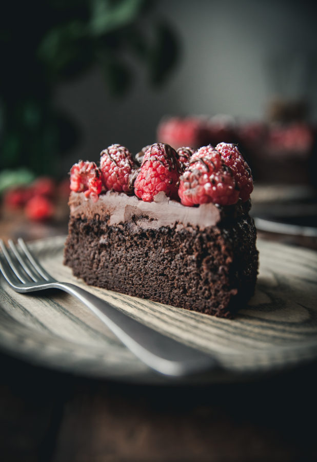 Grain-free Chocolate Raspberry Cake