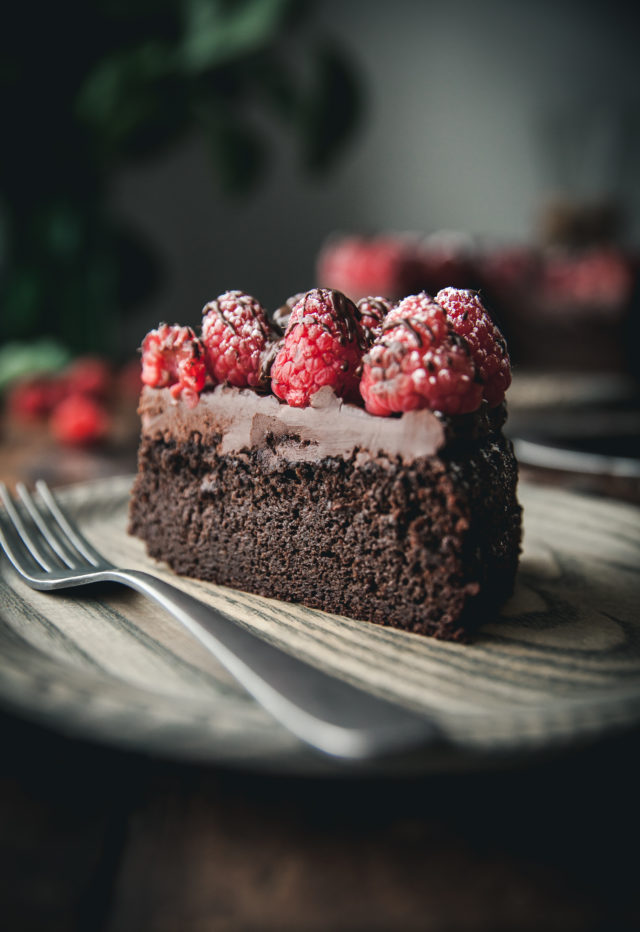 Grain-free Chocolate Raspberry Cake - The Kitchen McCabe