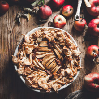 Apple Pie + Pecans & Bourbon Caramel