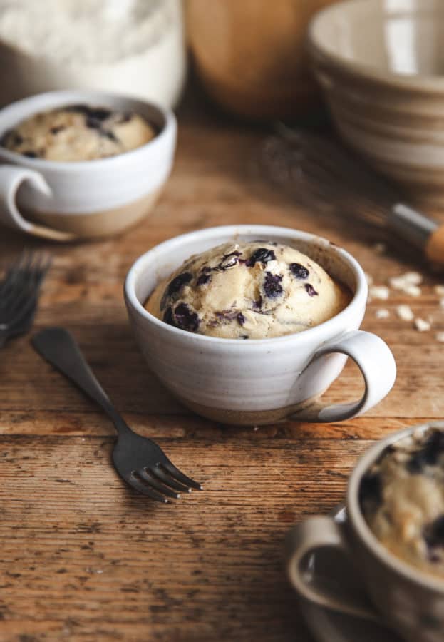 Blueberry Oat Mug Muffin