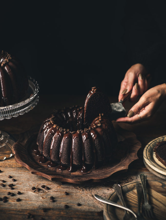 Chocolate Cinnamon Espresso Bundt Cake